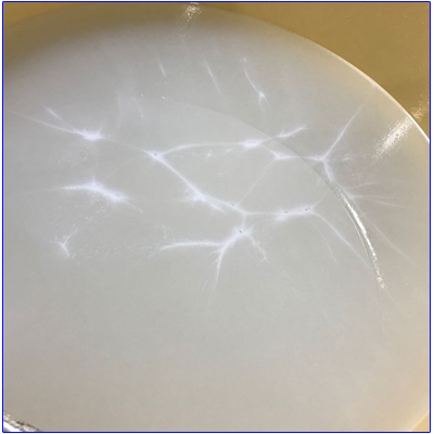双组份AB胶出现粉痕现象解决方案